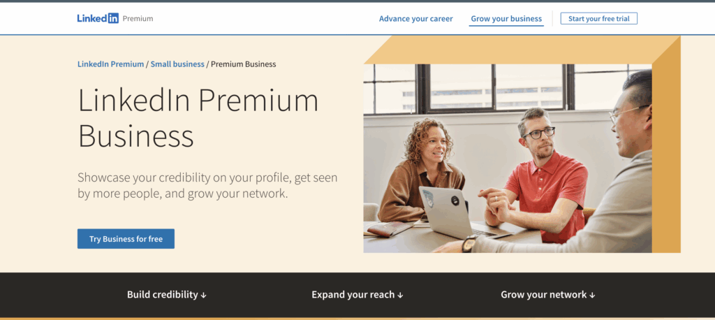 LinkedIn Premium Business