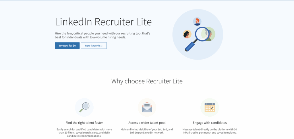 LinkedIn Recruiter Light
